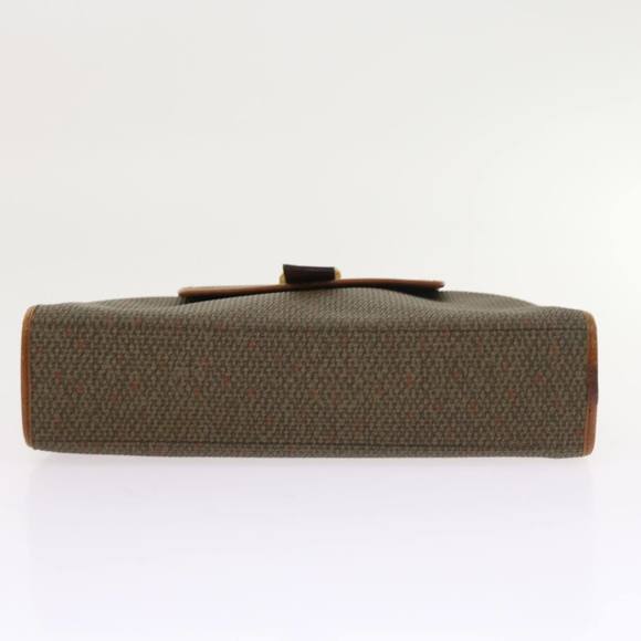 SAINT LAURENT Clutch Bag PVC Leather Brown Auth ar10315 - Picture 6 of 16